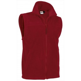 Fleece vest CERLER, lotto red - 300g