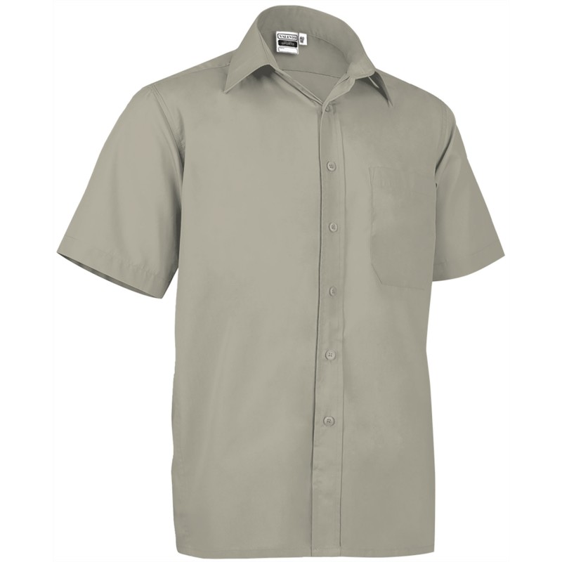 Short sleeve shirt OPORTO, beige sand - 120g