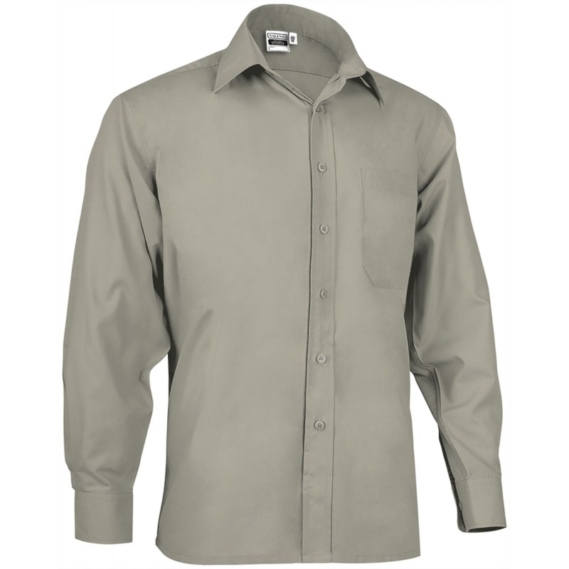 Long sleeve shirt OPORTO, beige sand - 120g