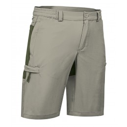 Trekking bermuda QUEBEC, military beige sand-green - 160G