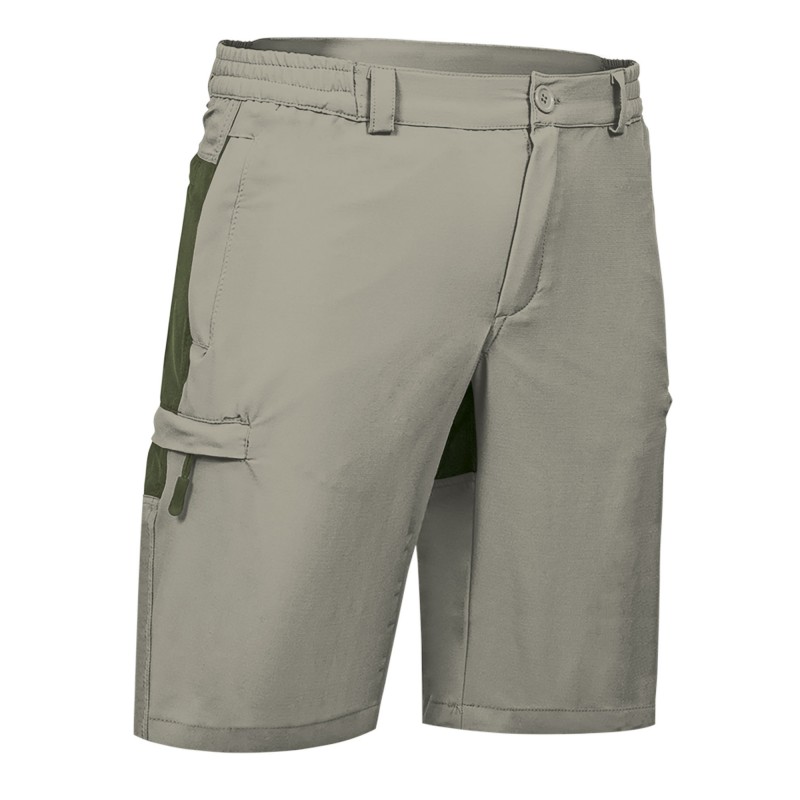 Trekking bermuda QUEBEC, military beige sand-green - 160G Trekking bermuda QUEBEC, military beige sand-green - 160G