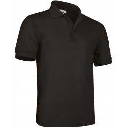 Mix poloshirt ULISES, black - 180g