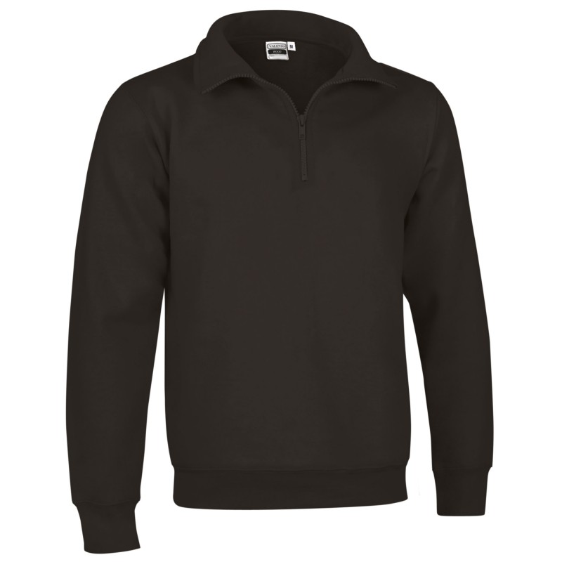 Sweatshirt WOOD, black - 300g