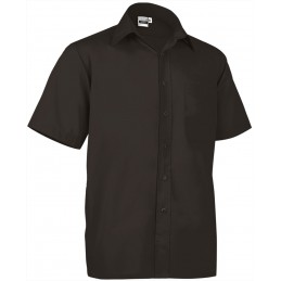 Short sleeve shirt OPORTO, black - 120g