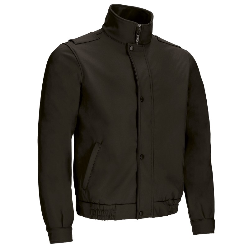 Softshell jacket security guard KEEPER, black - 350g