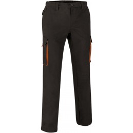 Trousers THUNDER, black-orange party - xgmp