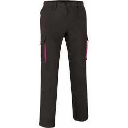 Trousers THUNDER, black-pink magenta - xgmp