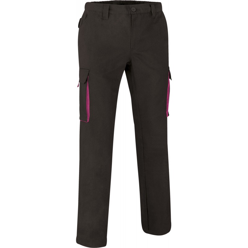 Trousers THUNDER, black-pink magenta - xgmp