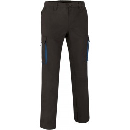 Trousers THUNDER, black-royal blue - xgmp