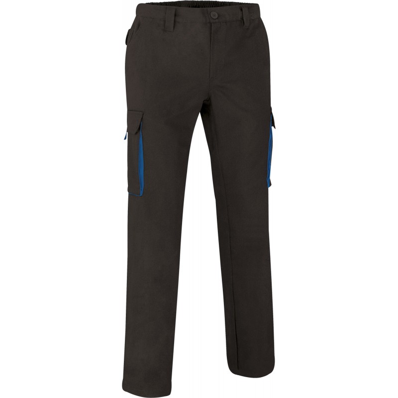 Trousers THUNDER, black-royal blue - xgmp