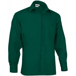 Long sleeve shirt OPORTO, bottle green - 120g