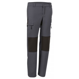 Trekking trousers DATOR, carbon grey-black - xgmp