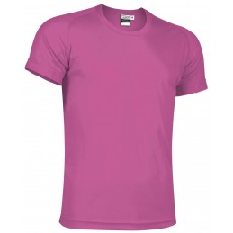 Technical t-shirt RESISTANCE, fluorine rose - 145g