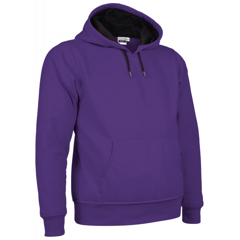 Sweatshirt DENZEL, grape violet-black - 280g