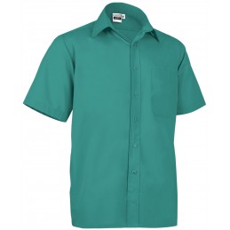 Short sleeve shirt OPORTO, green operating room - 120g