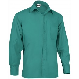Long sleeve shirt OPORTO, green operating room - 120g