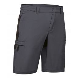 Trekking bermuda QUEBEC, carbon grey-black - 160G