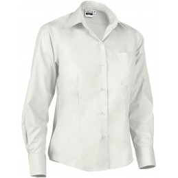 Women long shirt STAR, ivory white - 120g