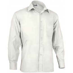 Long sleeve shirt OPORTO, ivory white - 120g