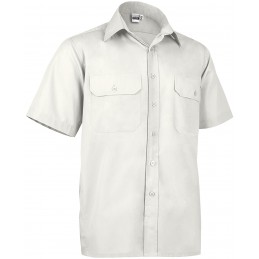 Short shirt ACADEMY, ivory white - 120g