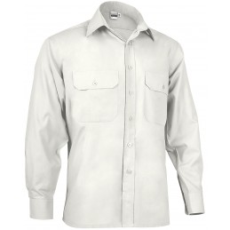 Long shirt ACADEMY, ivory white - 120g