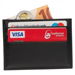 Suport carduri din piele, RFID - 9118603, Black