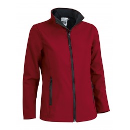 Softshell jacket CECILE, lotto red - 350g