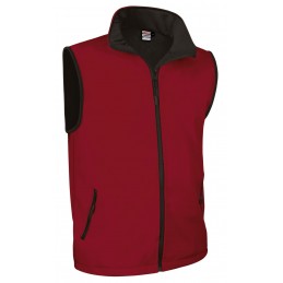 Softshell vest TUNDRA, lotto red - 350g
