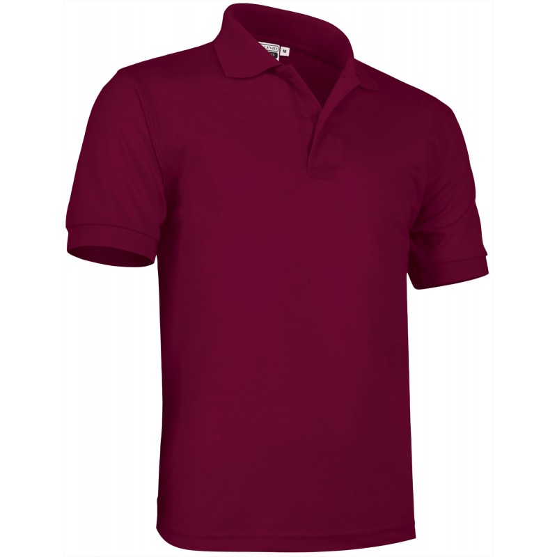 Mix poloshirt ULISES, mahogany garnet - 180g