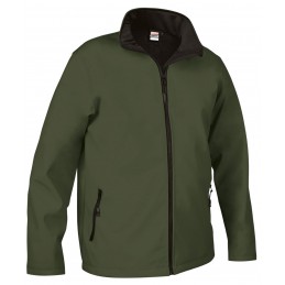 Softshell jacket HORIZON, military green - 350g