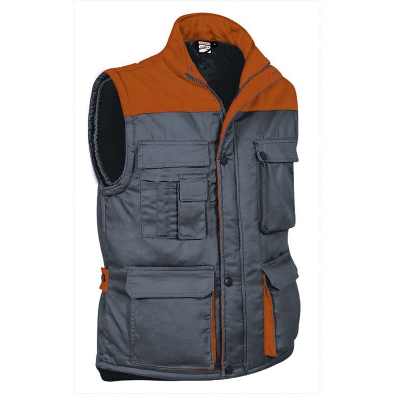 Vest THUNDER, cement grey-orange party - 250g