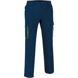 Trousers THUNDER, orion navy blue-apple green - xgmp