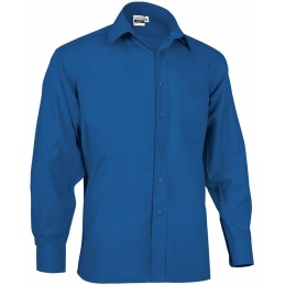 Long sleeve shirt OPORTO, royal blue - 120g