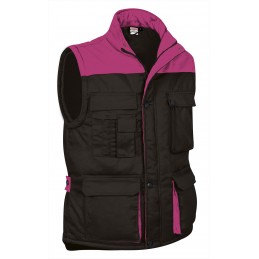 Vest THUNDER, black-pink magenta - 250g