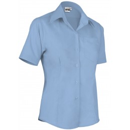 Women short shirt STAR, sky blue - 120g