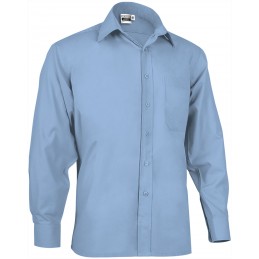 Long sleeve shirt OPORTO, sky blue - 120g
