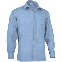 Long shirt ACADEMY, sky blue - 120g