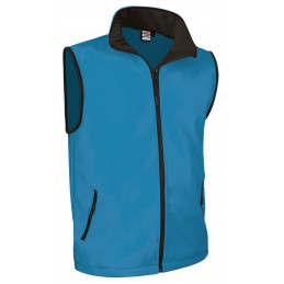 Softshell vest TUNDRA, tropical blue - 350g