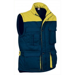 Vest THUNDER, orion navy blue-lemon yellow - 250g