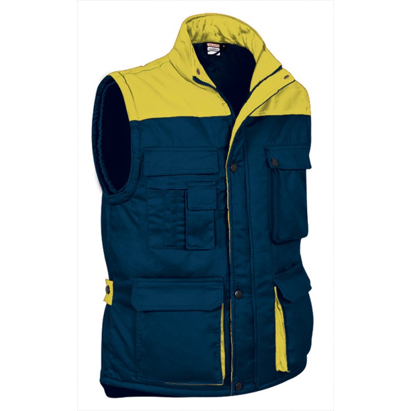 Vest THUNDER, orion navy blue-lemon yellow - 250g