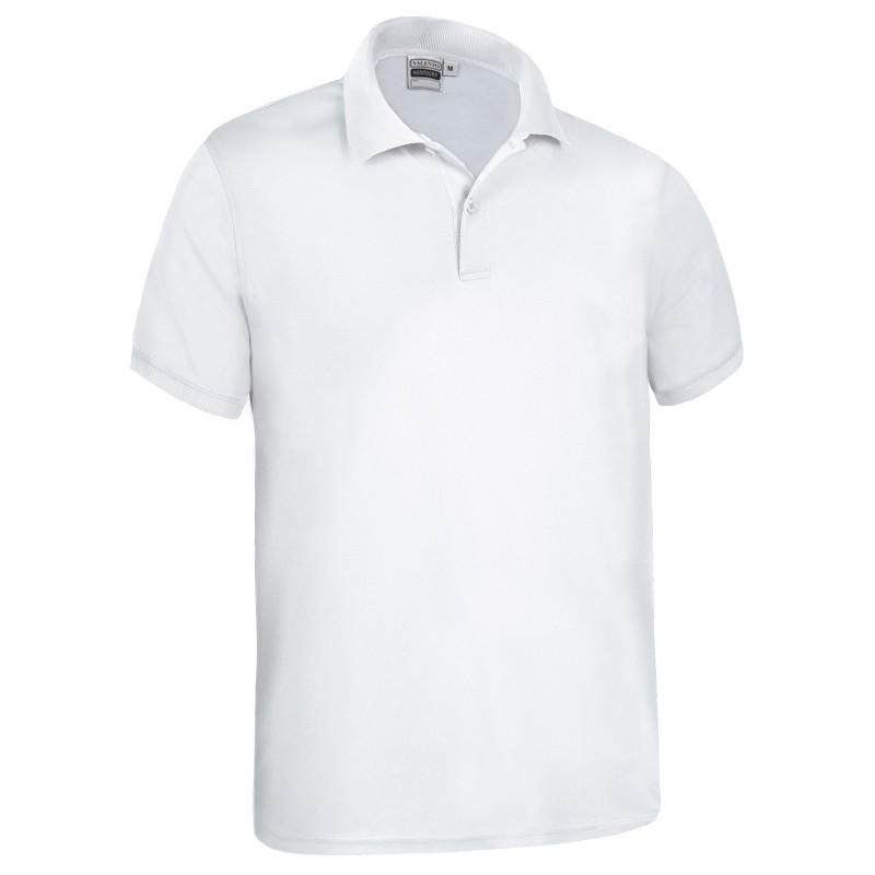 Technical polo KENTUCKY ideal sublimare, white - 170g