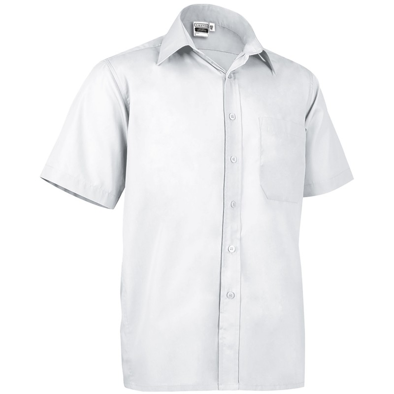Short sleeve shirt OPORTO, white - 120g