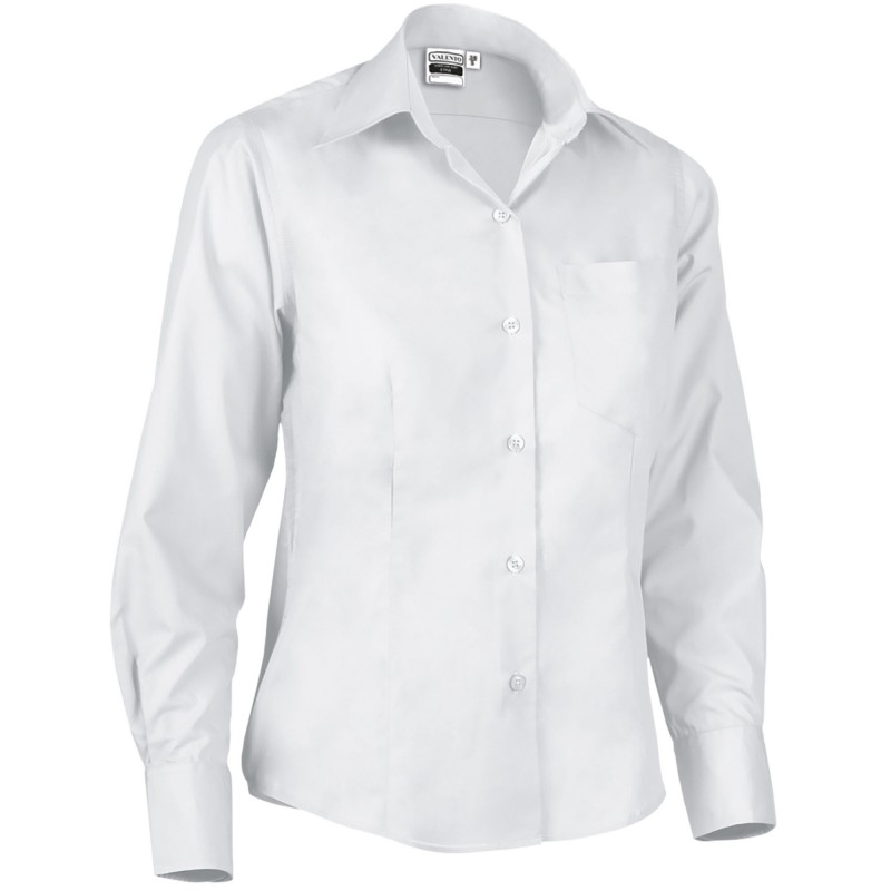 Women long shirt STAR, white - 120g