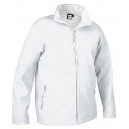 Softshell jacket HORIZON pretabila la sublimare, white - 350g