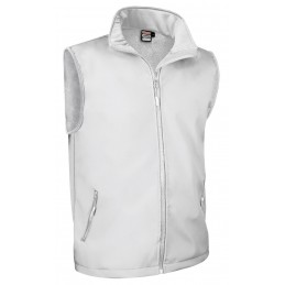 Softshell vest TUNDRA, white - 350g