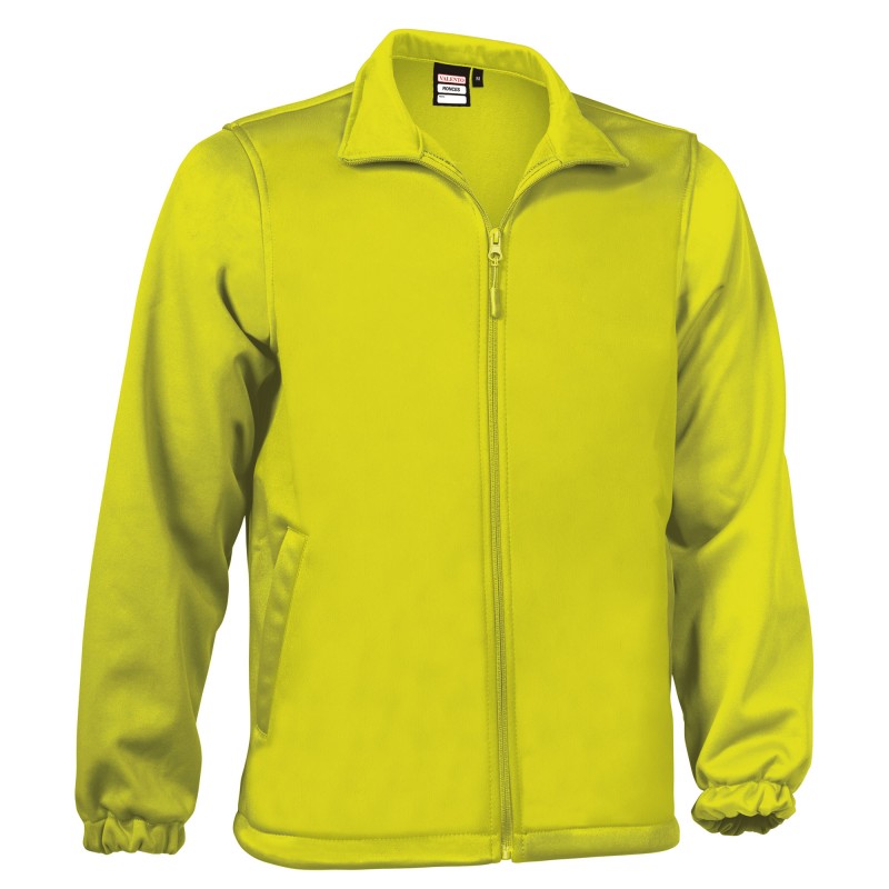 Softshell jacket RONCES, yellow fluor - 350g