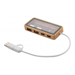 SeeHub, Hub USB transparent, natural - AP864036