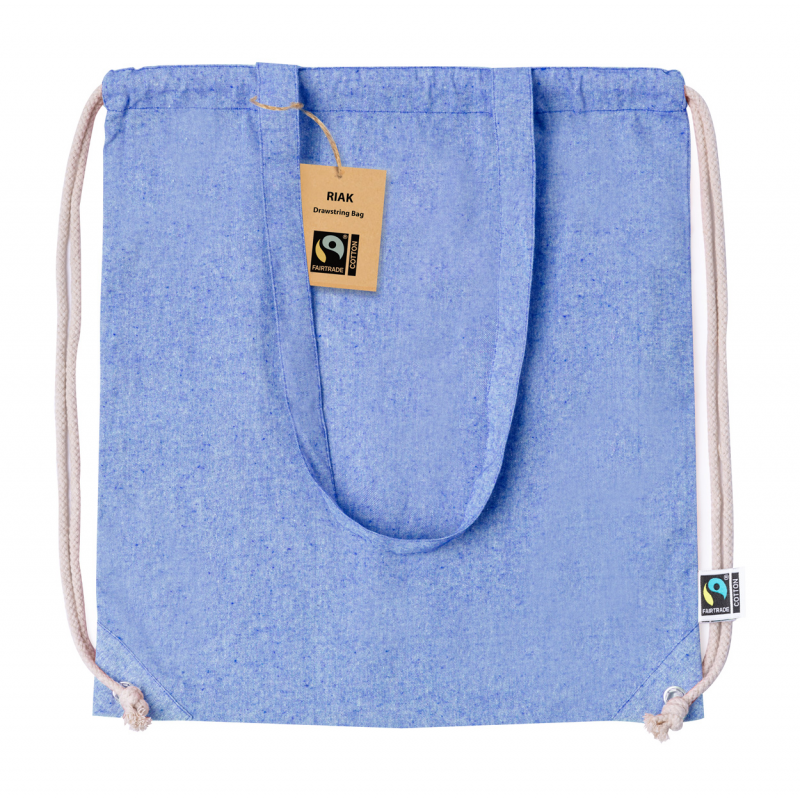 Riak, rucsac cu șnur, FAIRTRADE, albastru - AP733876-06