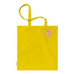 Klimbou, geantă de cumpărături din bumbac, galben - AP722213-02
