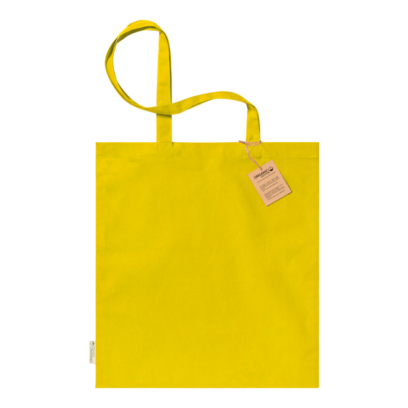 Klimbou, geantă de cumpărături din bumbac, galben - AP722213-02